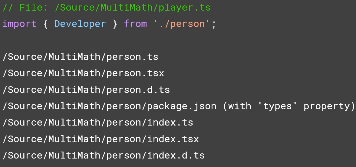 Resolución Node Relative Imports